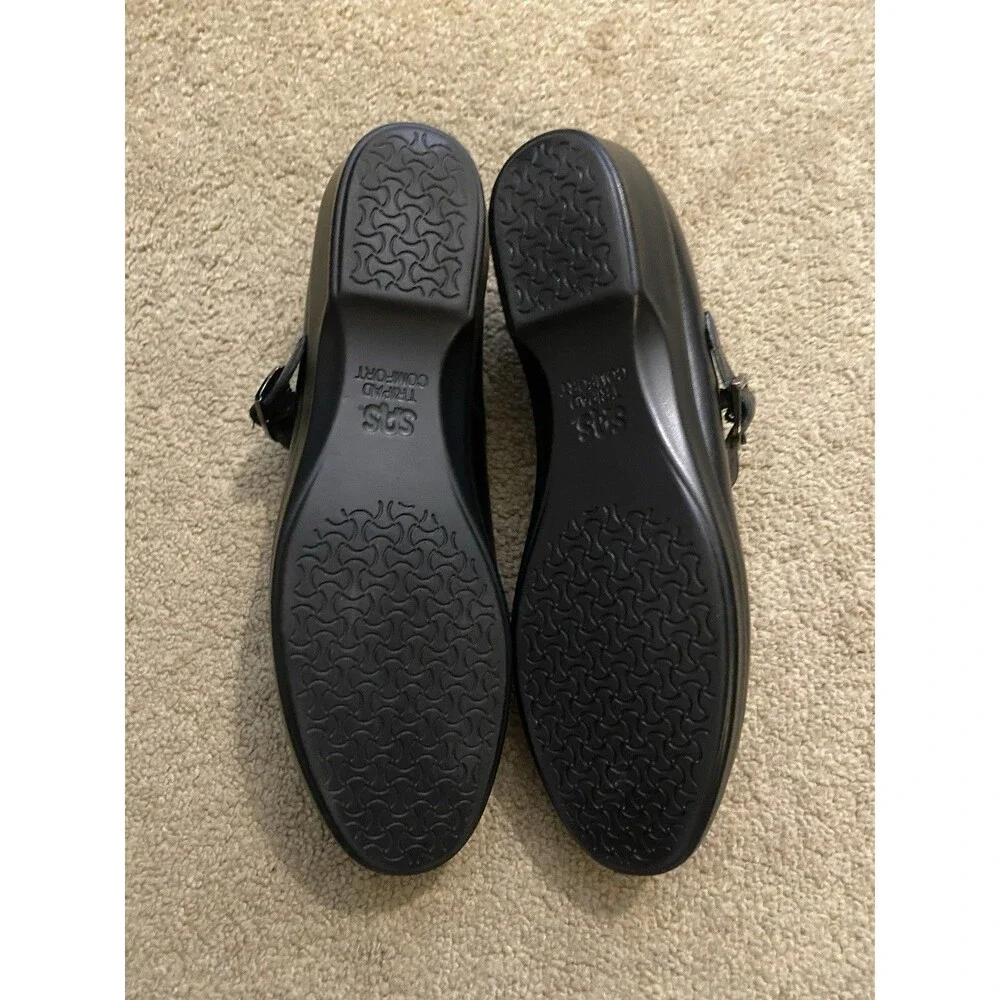 SAS Maria Black Mary Jane Shoes Dark Academia Preppy Women’s Size 7 Standard